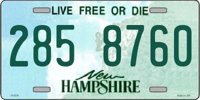 NH license plate 2858760
