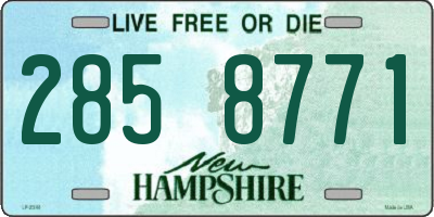 NH license plate 2858771