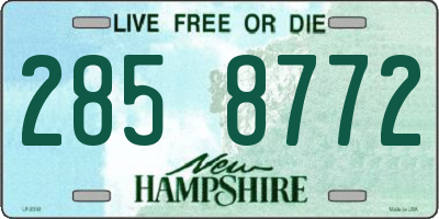 NH license plate 2858772