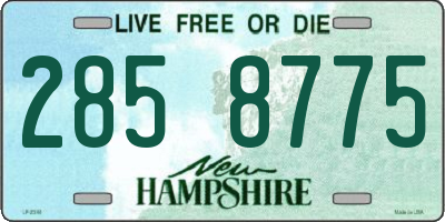 NH license plate 2858775