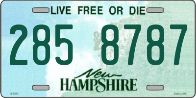 NH license plate 2858787