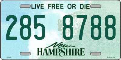 NH license plate 2858788