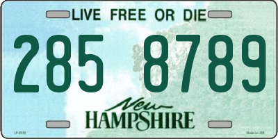 NH license plate 2858789