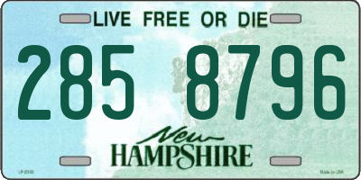 NH license plate 2858796