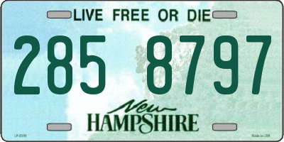 NH license plate 2858797