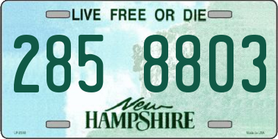 NH license plate 2858803