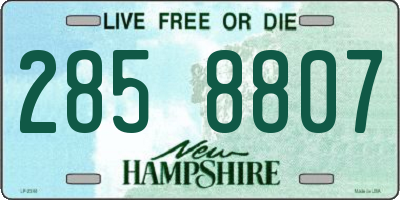NH license plate 2858807
