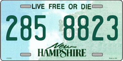 NH license plate 2858823