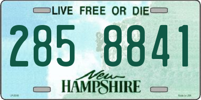 NH license plate 2858841