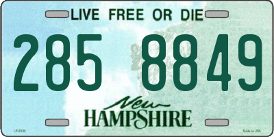 NH license plate 2858849
