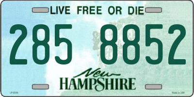 NH license plate 2858852