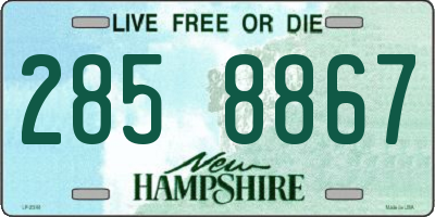 NH license plate 2858867