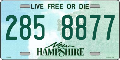 NH license plate 2858877