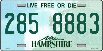 NH license plate 2858883