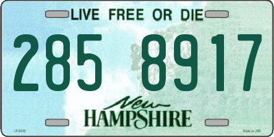 NH license plate 2858917