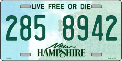 NH license plate 2858942