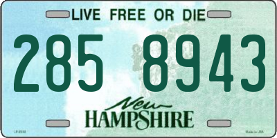 NH license plate 2858943