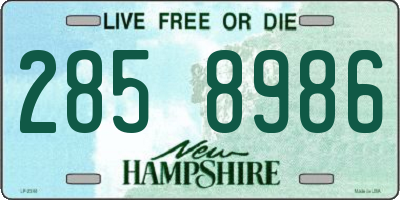 NH license plate 2858986