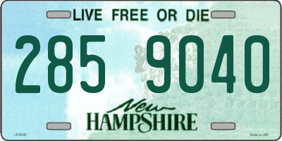 NH license plate 2859040