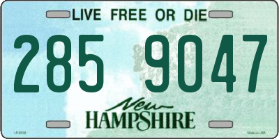 NH license plate 2859047