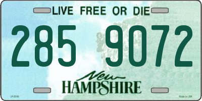 NH license plate 2859072