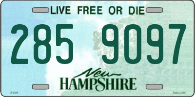 NH license plate 2859097
