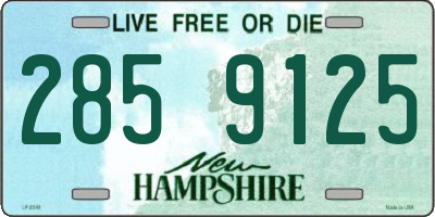 NH license plate 2859125