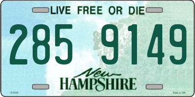 NH license plate 2859149