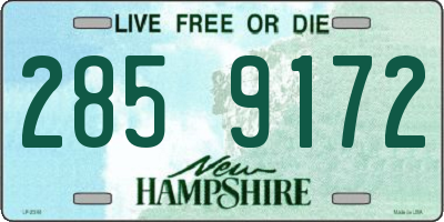 NH license plate 2859172
