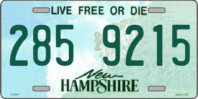 NH license plate 2859215