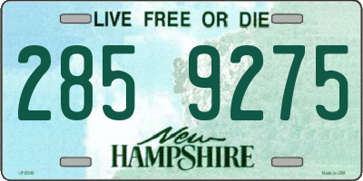 NH license plate 2859275