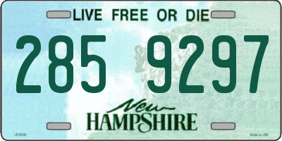 NH license plate 2859297