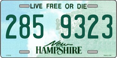 NH license plate 2859323