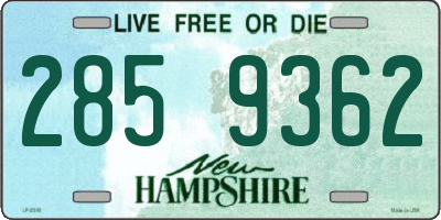NH license plate 2859362