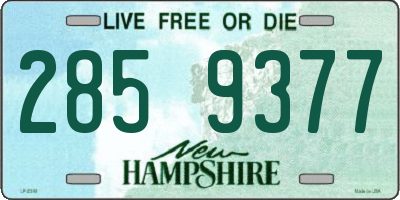 NH license plate 2859377