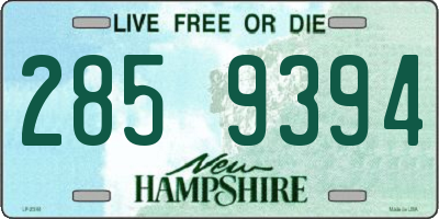 NH license plate 2859394