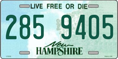 NH license plate 2859405