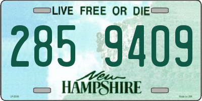 NH license plate 2859409