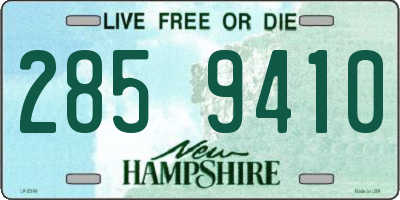 NH license plate 2859410