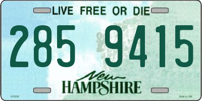 NH license plate 2859415