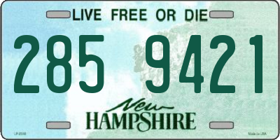 NH license plate 2859421