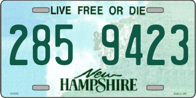 NH license plate 2859423