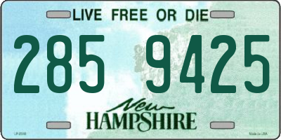 NH license plate 2859425