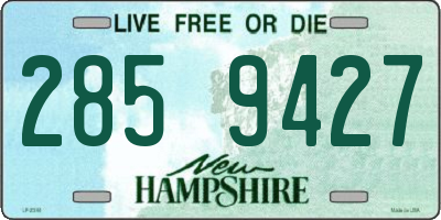 NH license plate 2859427