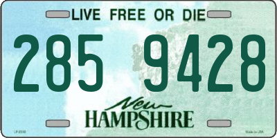 NH license plate 2859428
