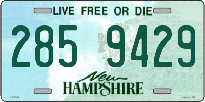 NH license plate 2859429