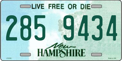 NH license plate 2859434