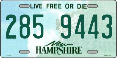 NH license plate 2859443