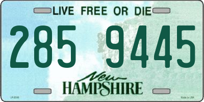 NH license plate 2859445
