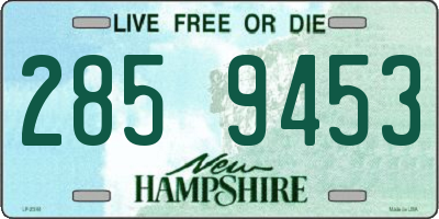 NH license plate 2859453